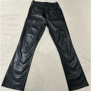 Mother Vegan leather. The Insider Ankle